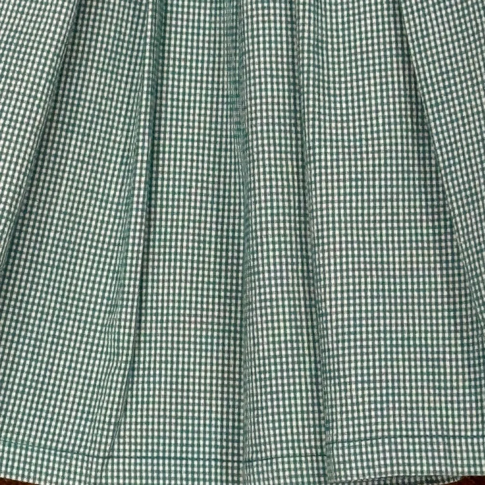 Sleeveless toddler girls size 2 green/white gingham cotton dress by Joe Fresh - Picture 3 of 4